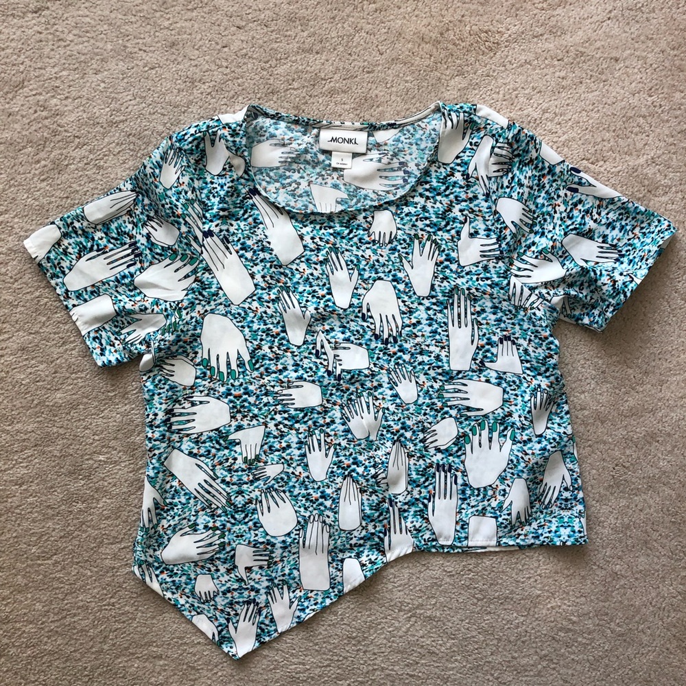 MONKI HAND PRINT SHIRT - Picture 2 of 6